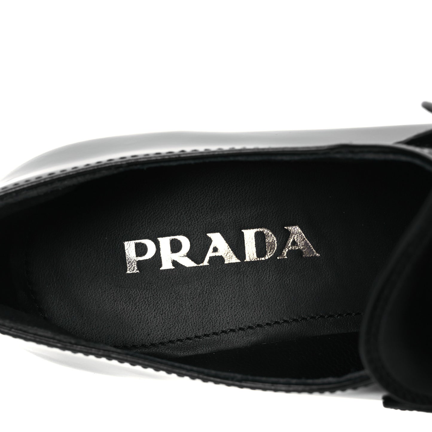 Spazzolato Metal Triangle Logo 85mm Loafers 40 Black