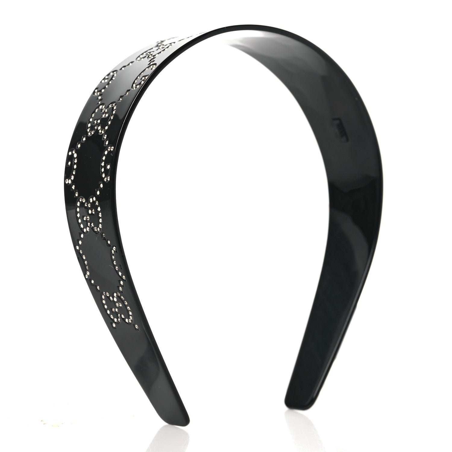 Gucci Resin GG Crystals Headband Black 2 of 5
