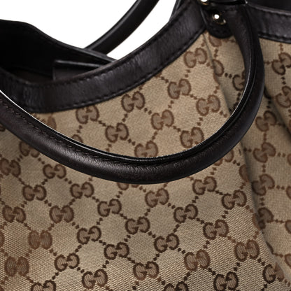 Gucci Monogram Large Sukey Tote Dark Brown 13 of 18