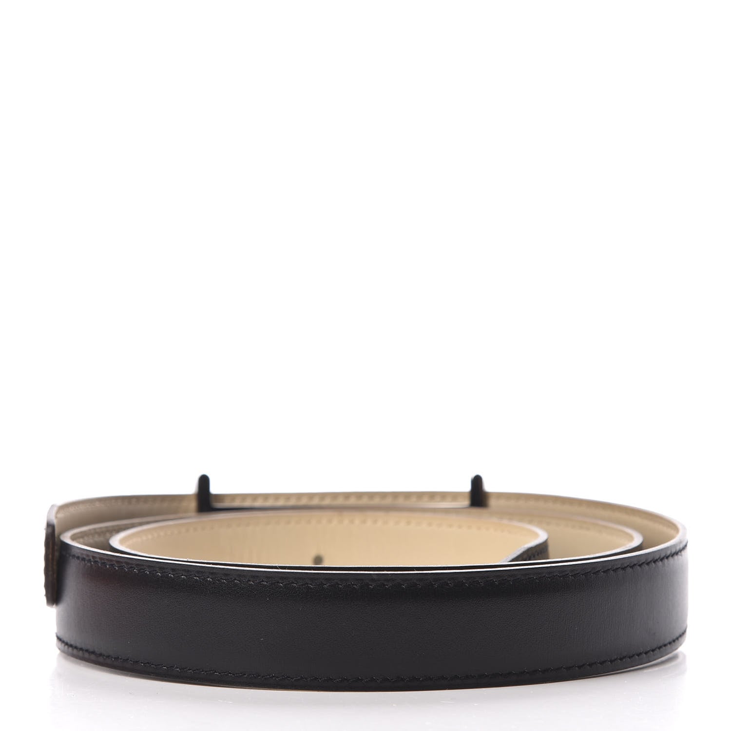 Hermes Box 24mm Belt 90 Black Parchemin 2 of 6