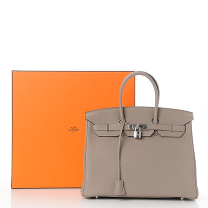 Hermes Togo Birkin 35 Gris Asphalte 34 of 34