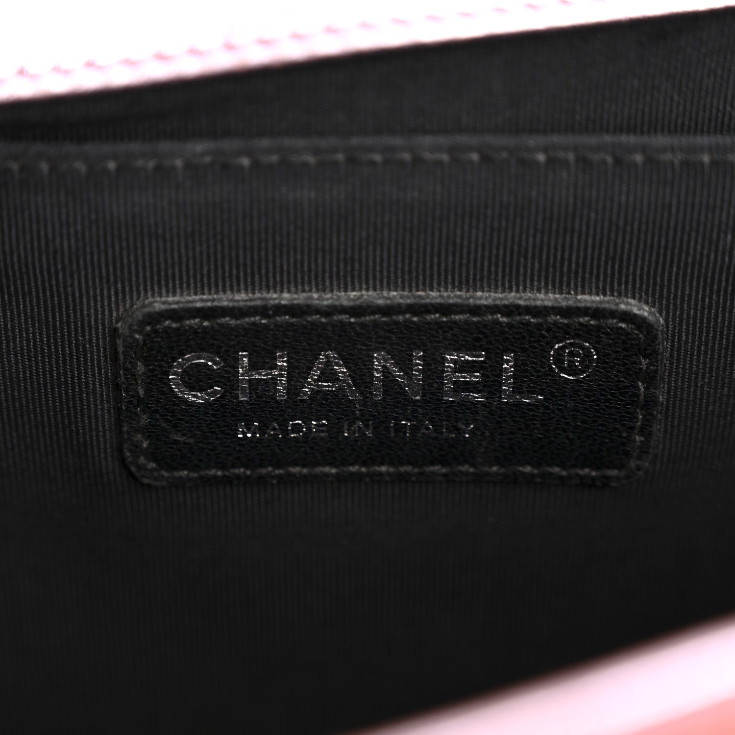 Chanel Metallic Patent Calfskin Quilted Medium Boy Flap Light Pink 6 of 15