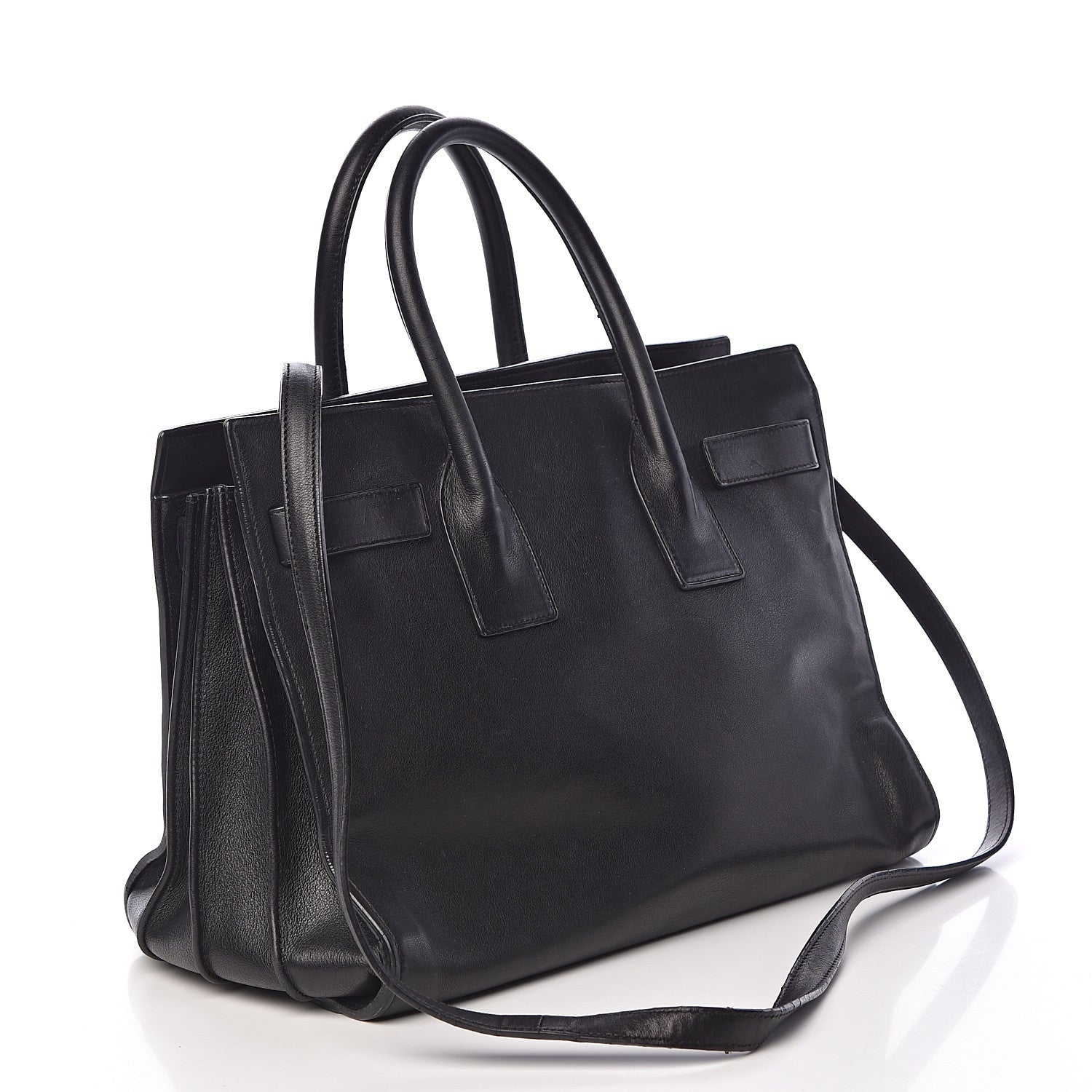 Saint Laurent Calfskin Small Sac De Jour Black 3 of 16