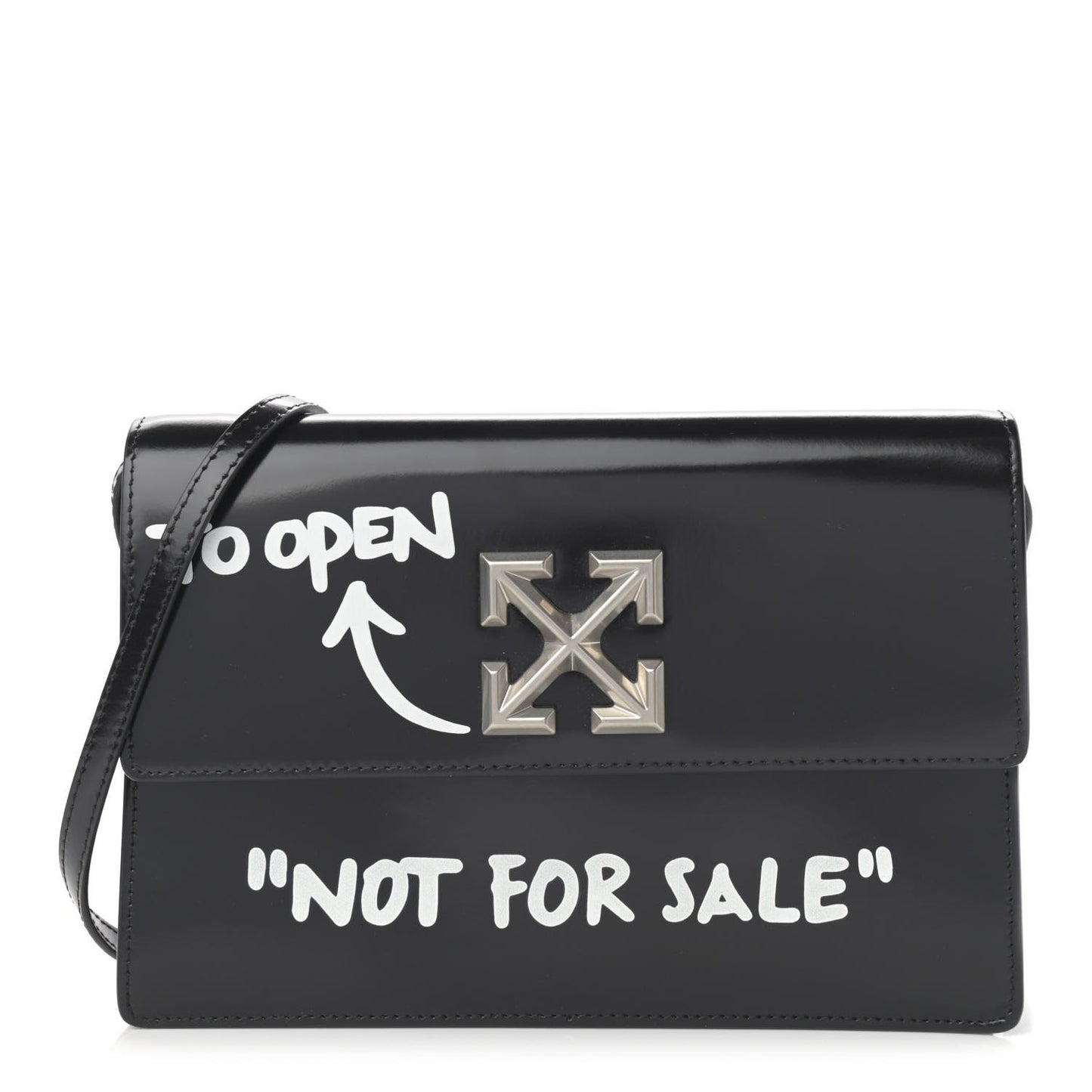 Calfskin Jitney 1.0 Not For Sale Shoulder Bag Black