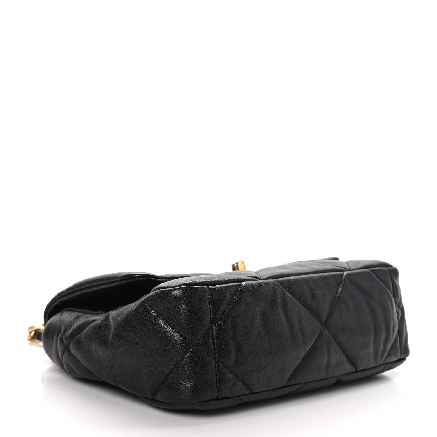 Chanel Goatskin Quilted Medium Chanel 19 Flap Black 4 of 9