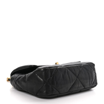 Chanel Goatskin Quilted Medium Chanel 19 Flap Black 4 of 9
