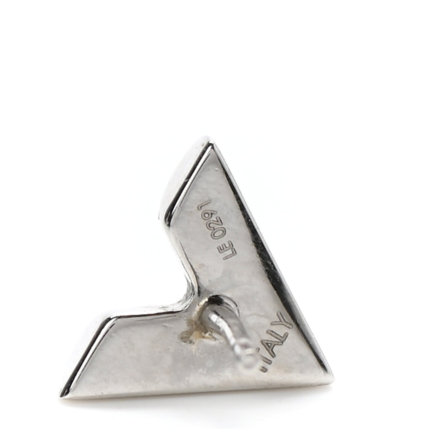 Essential V Stud Earrings Silver