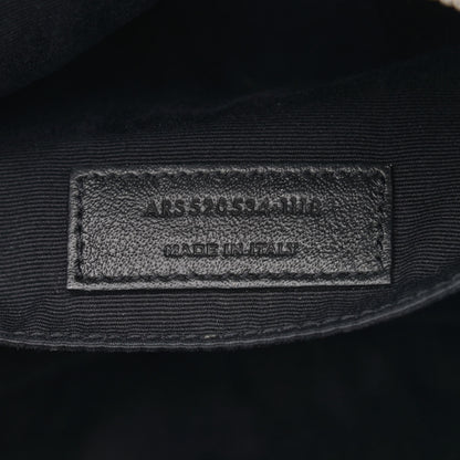 Saint Laurent Raffia Canvas Monogram Lou Camera Bag Black 6 of 11