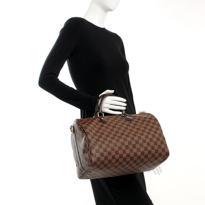 Louis Vuitton Damier Ebene Speedy Bandouliere 35 3 of 8