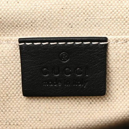 Gucci Moon Calfskin Web Medium Dionysus Bamboo Top Handle Bag Black Bright Evergreen Hibiscus Red 6 of 10