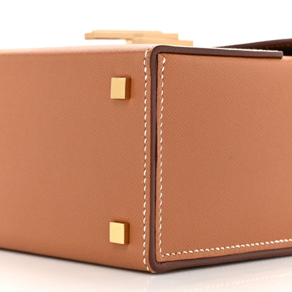 Hermes Epsom Cinhetic Boxy Top Handle Bag Gold 9 of 14