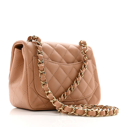 Chanel Lambskin Quilted Mini Square Flap Brown 3 of 10