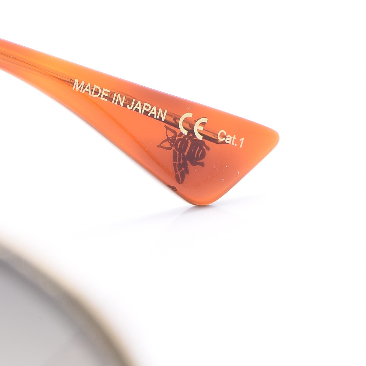 Gucci Metal Glitter Aviator Sunglasses G0227S Gold 7 of 8