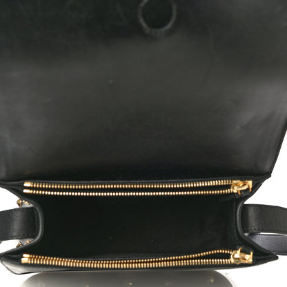 Alexander McQueen Calfskin Studded Small Padlock Crossbody Bag Black 8 of 21