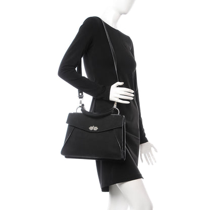 Proenza Schouler Nubuck Medium Hava Top Handle Bag Black 2 of 10