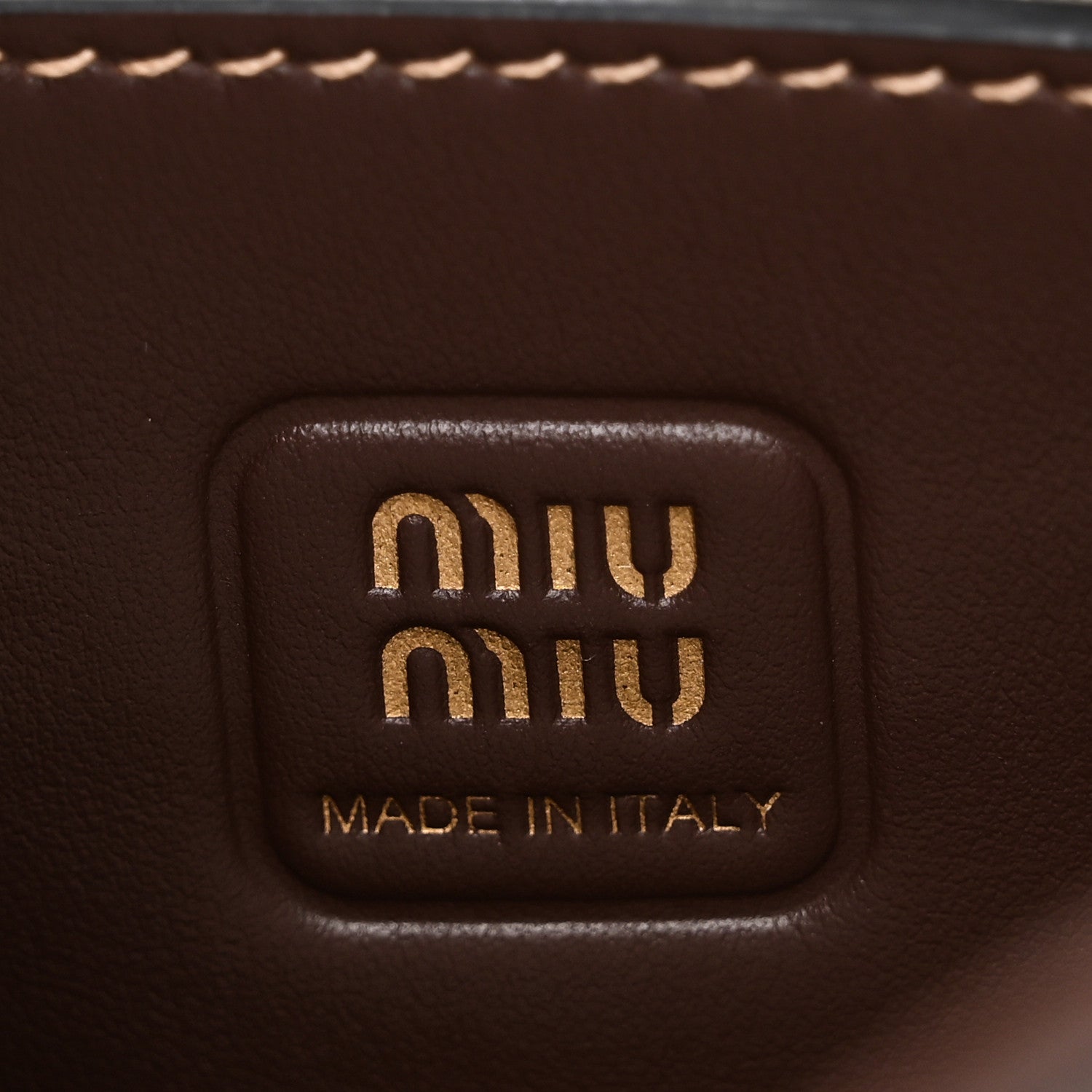 Miu Miu Soft Calf Softy Mini Ivy Tote Briarwood Briarwood 6 of 9