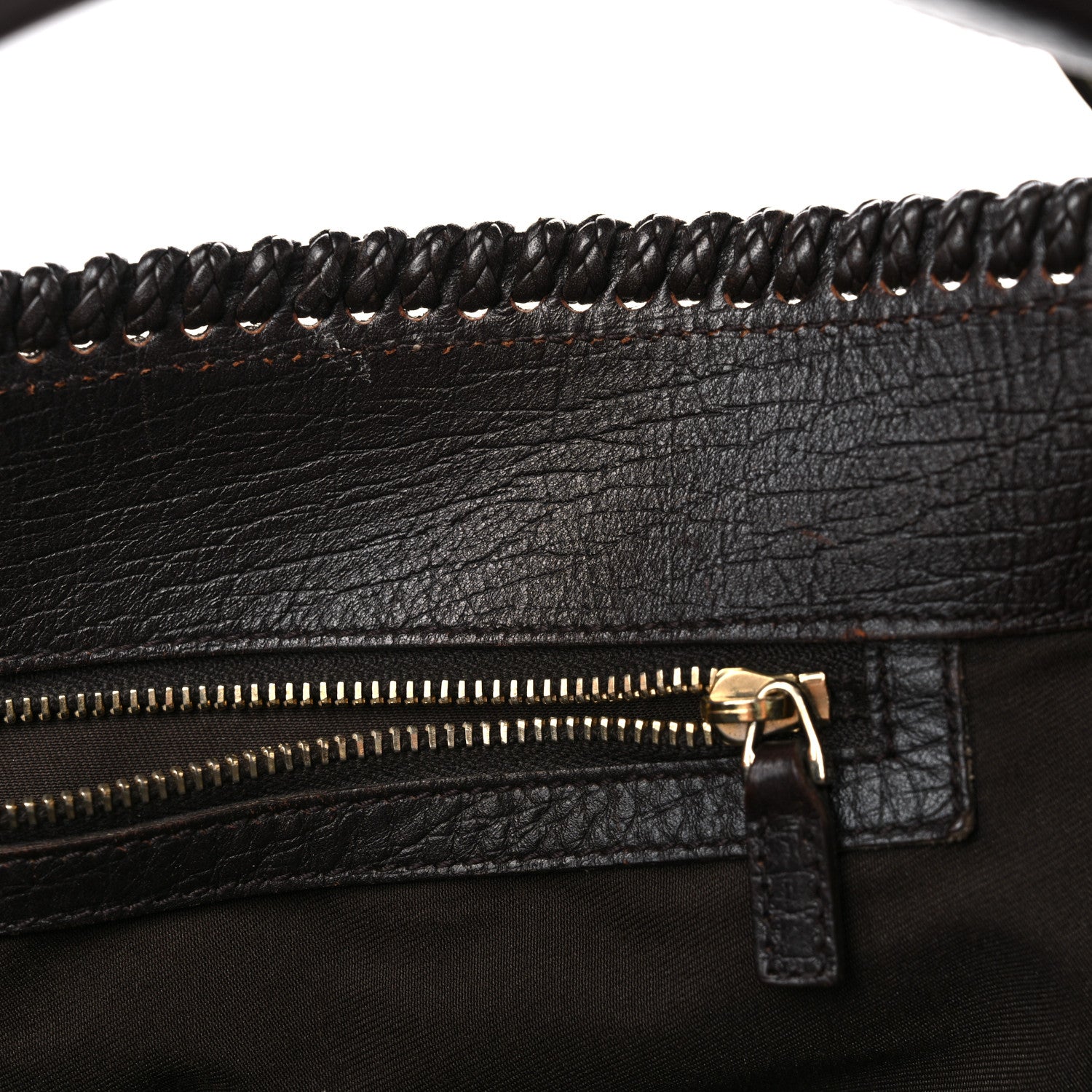 Gucci Monogram Large Horsebit Chain Hobo Dark Brown 13 of 16