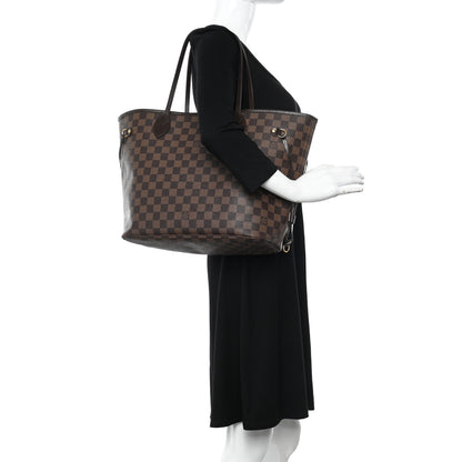Louis Vuitton Damier Ebene Neverfull MM 2 of 9