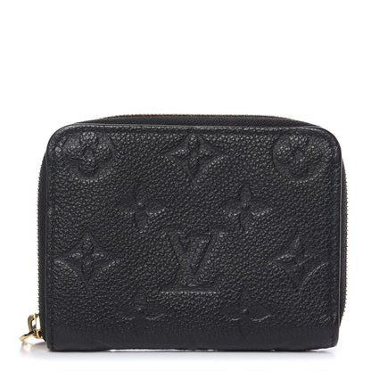 Louis Vuitton Empreinte Zippy Coin Purse Black 1 of 8