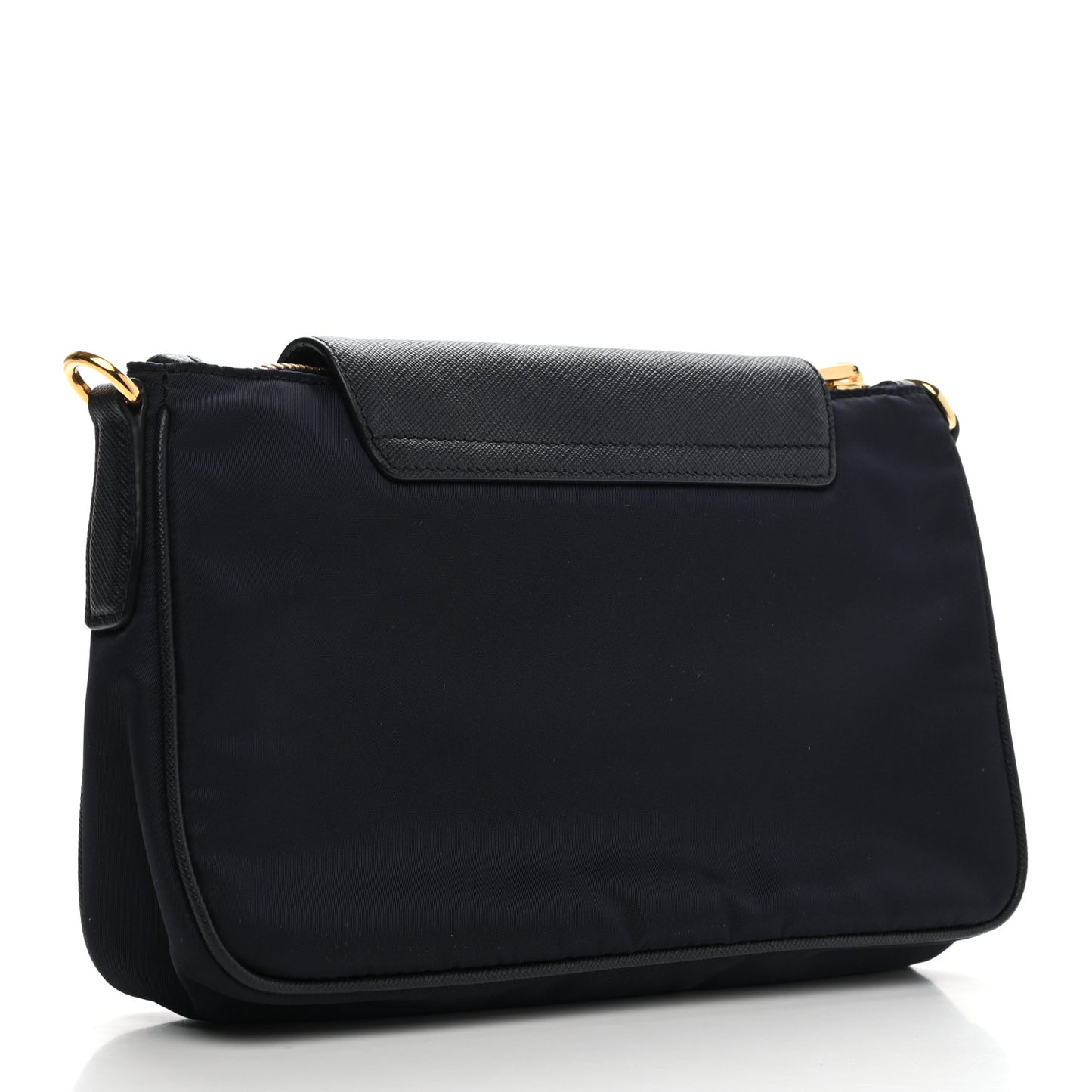 Tessuto Nylon Saffiano Crossbody Bag Baltico
