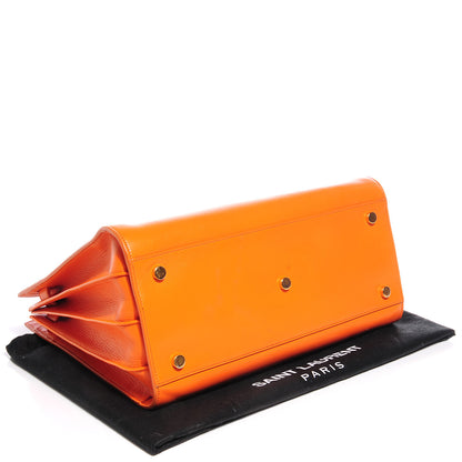 Saint Laurent Calfskin Small Sac De Jour Mandarine 4 of 10