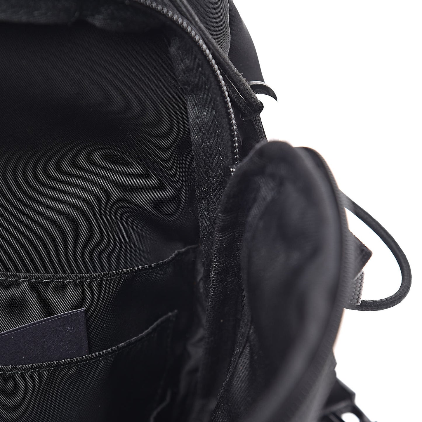 Tessuto Nylon Montagna Double Buckle Backpack Black