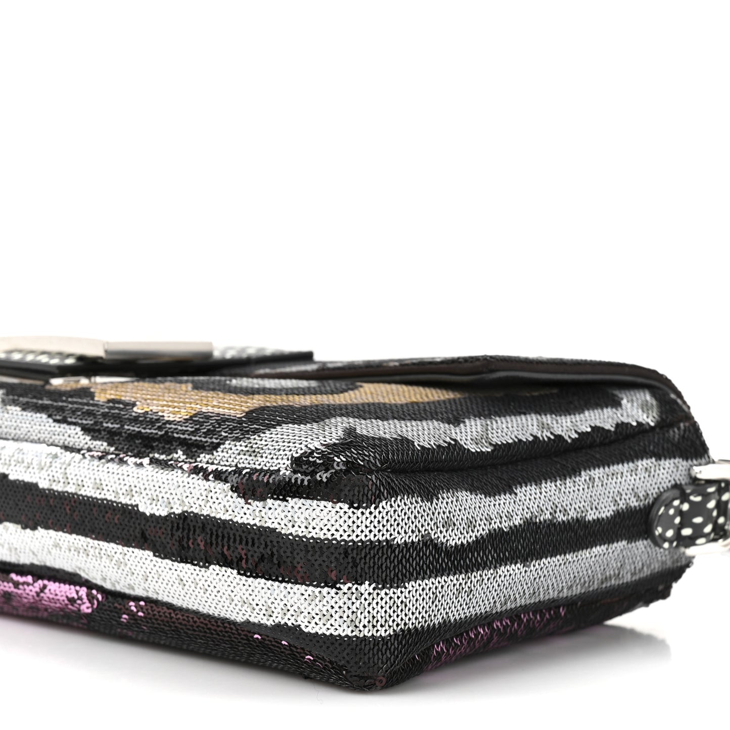 Night Butterfly Sequin Baguette Black Multicolor