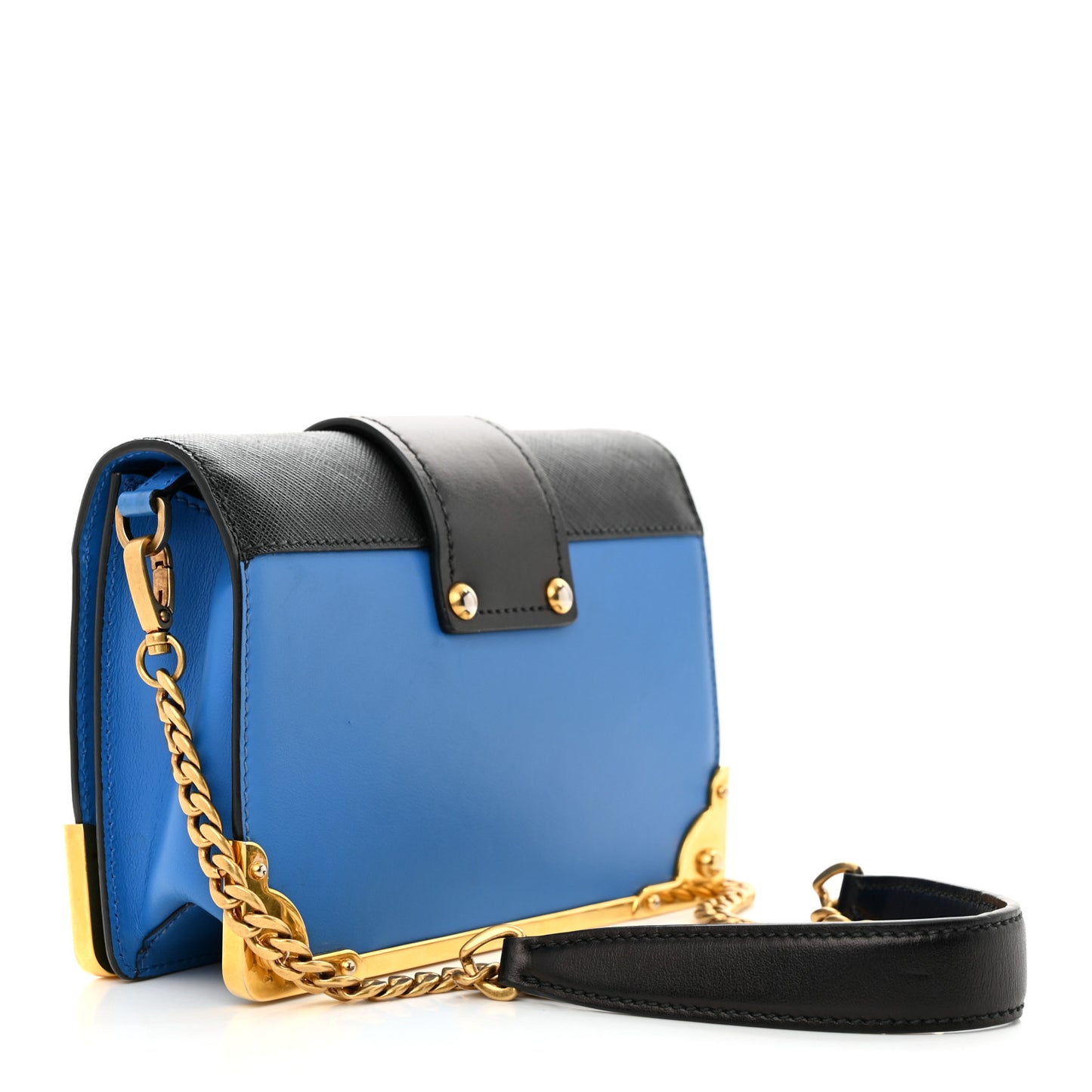 City Calf Saffiano Cahier Bag Marea Black