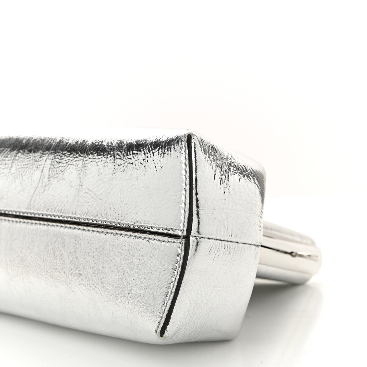 Fendi Rock Millenium Small Fendi First Argento 1732262 – FASHIONPHILE