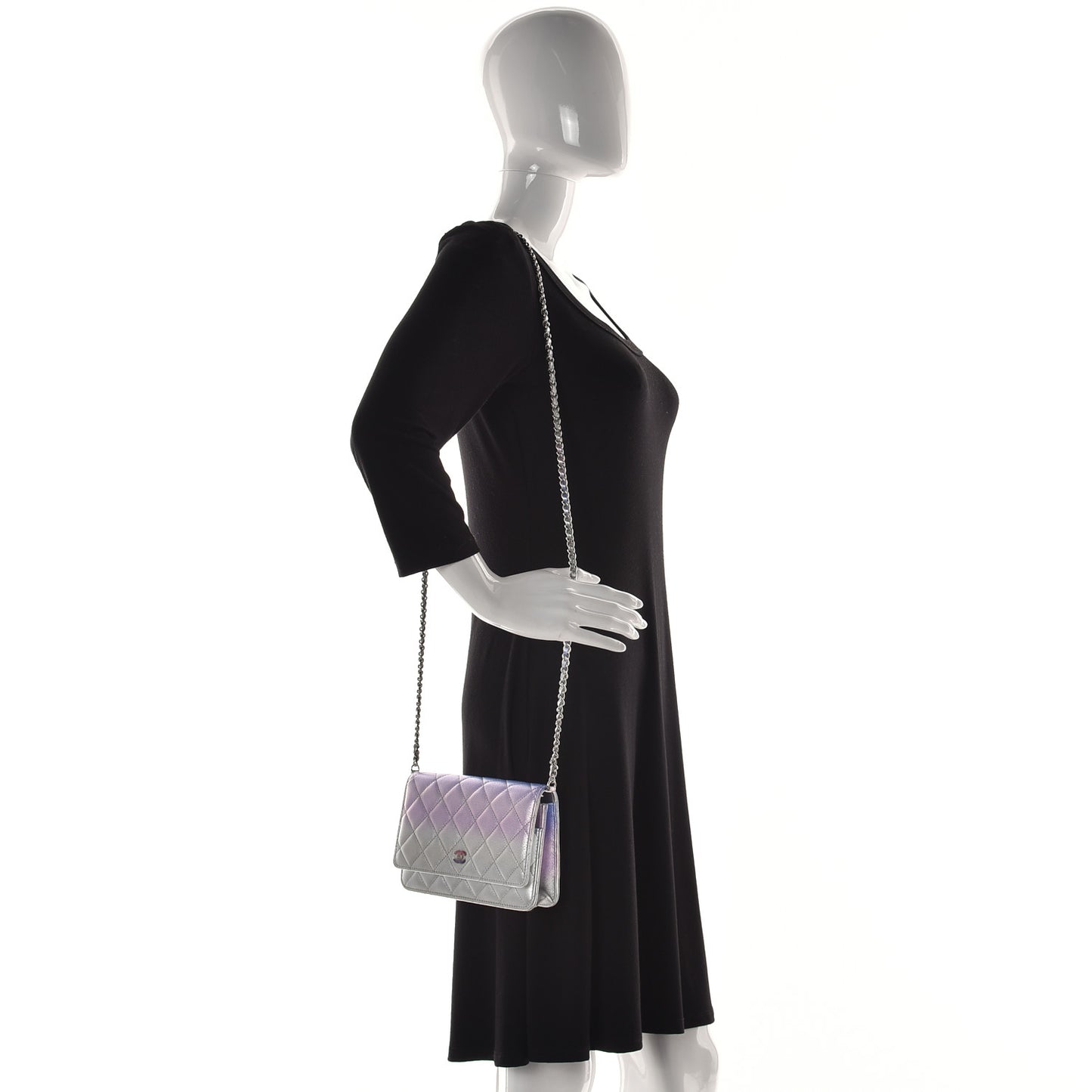 Sugar Goatskin Medium Antigona Pearl Grey