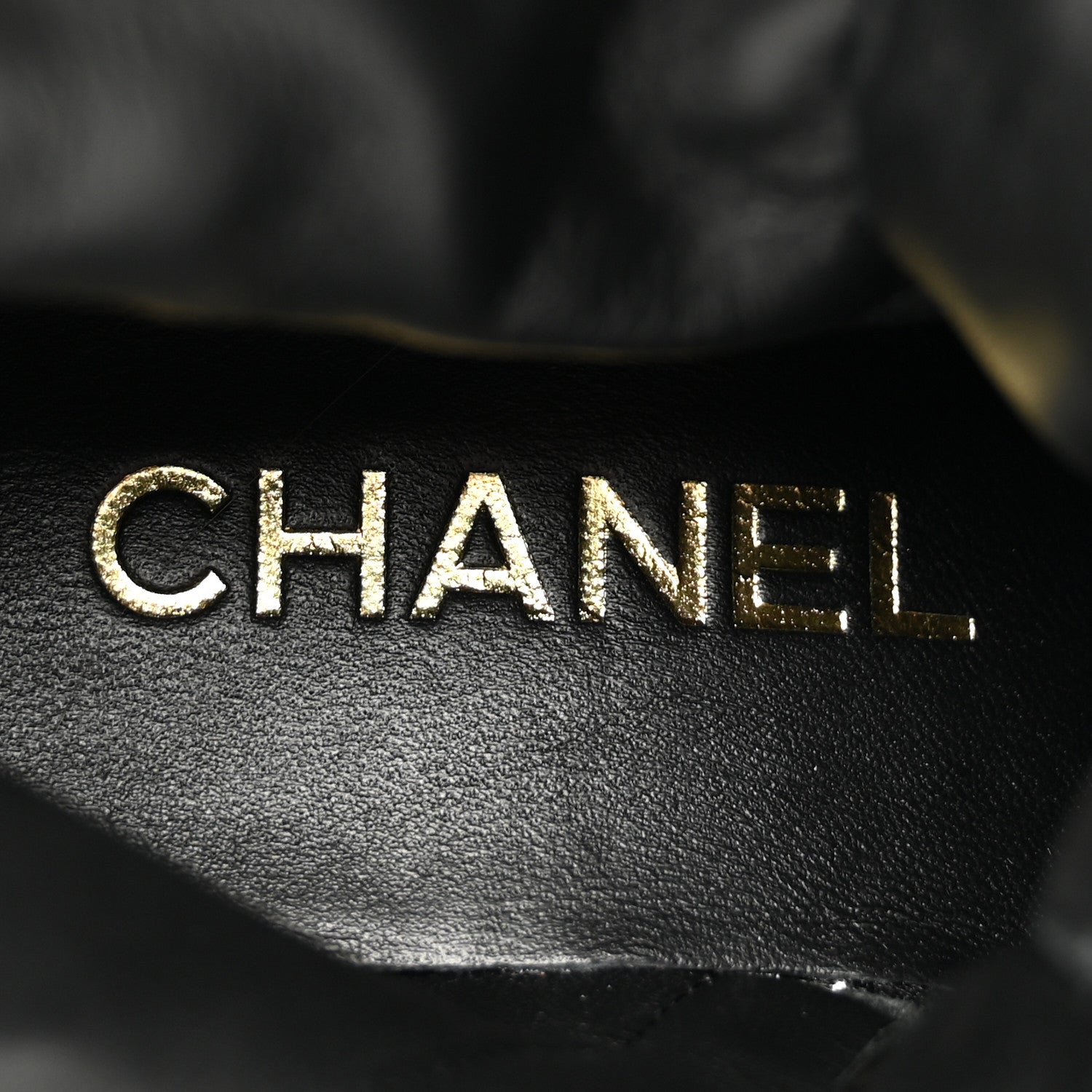 Chanel Shiny Calfskin Patent Quilted Chain Lace Up Combat Boots 39 Black 9 of 11