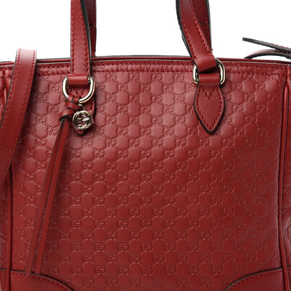 Gucci Microguccissima Small Bree Tote Red 11 of 11