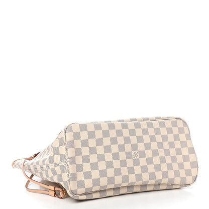 Louis Vuitton Damier Azur Neo Neverfull MM Rose Ballerine 5 of 11