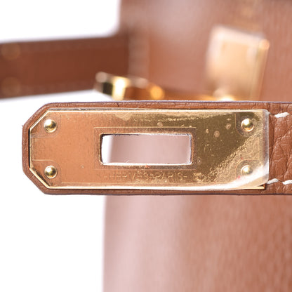 Hermes Taurillon Clemence Kelly Ado Backpack Gold 20 of 30