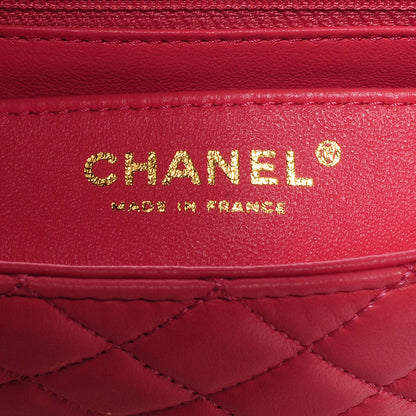Chanel Lambskin Quilted Valentine Charms Medium Single Flap Pink 5 of 7