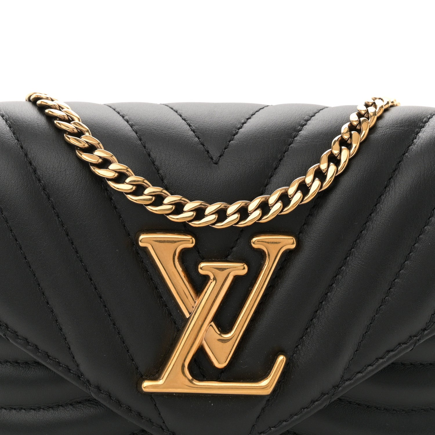 Louis Vuitton Calfskin New Wave Multi Pochette Black 8 of 11