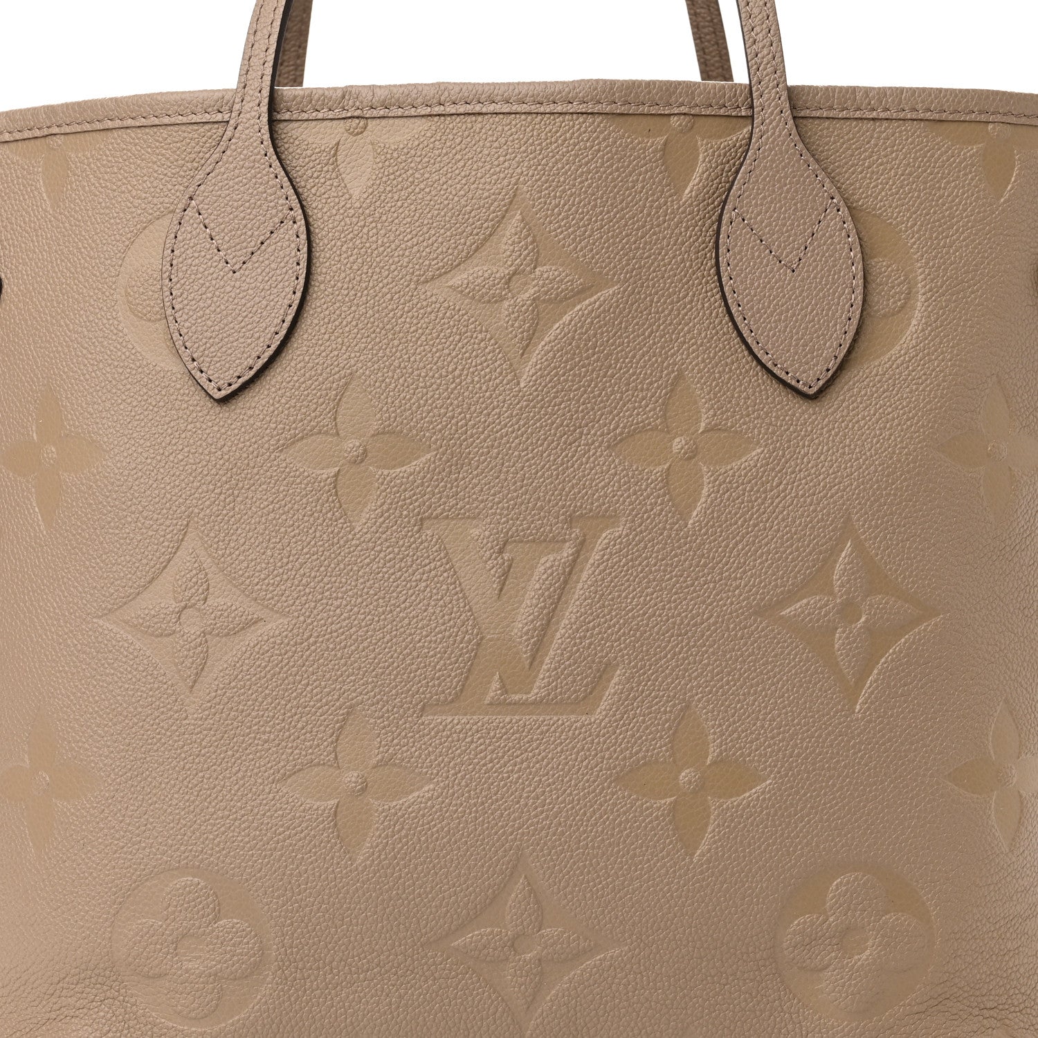 Louis Vuitton Empreinte Monogram Giant Neverfull MM Tourterelle 7 of 10