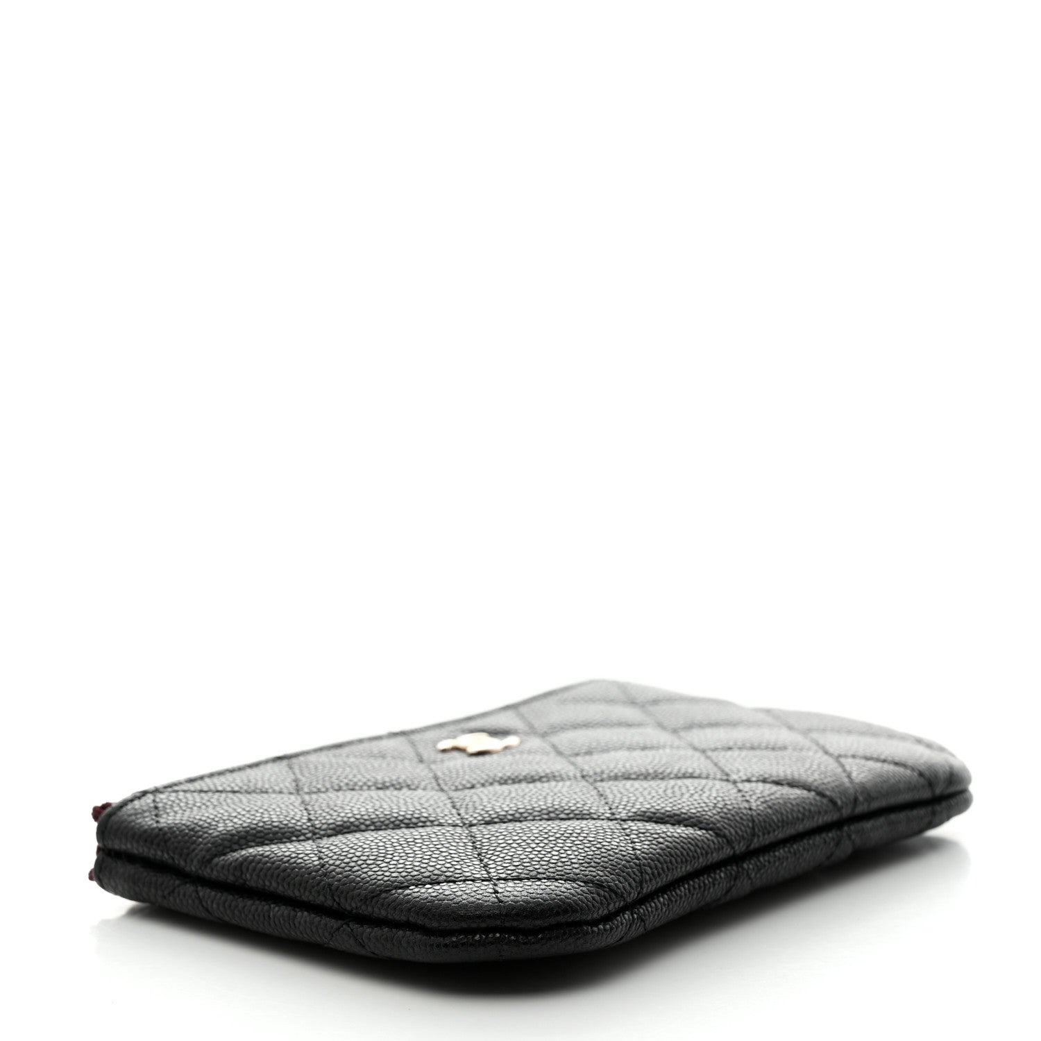 Chanel Caviar Quilted Small Cosmetic Case Black 4 of 9