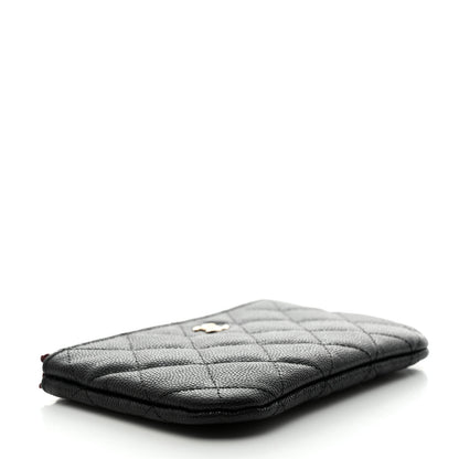 Chanel Caviar Quilted Small Cosmetic Case Black 4 of 9