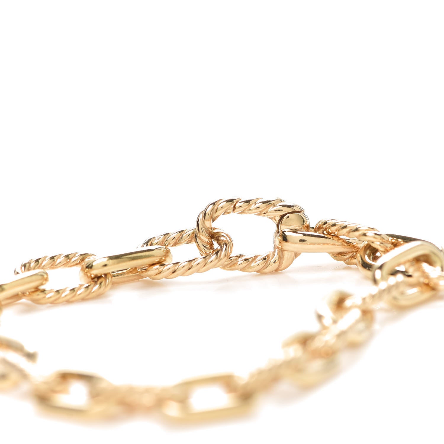 David Yurman 18K Yellow Gold 6mm Madison Classic Chain Bracelet 4 of 6
