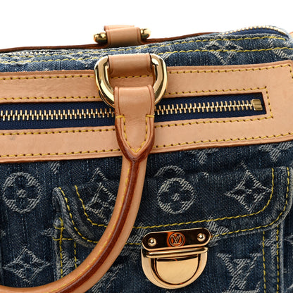 Louis Vuitton Monogram Denim Neo Speedy Blue 13 of 14
