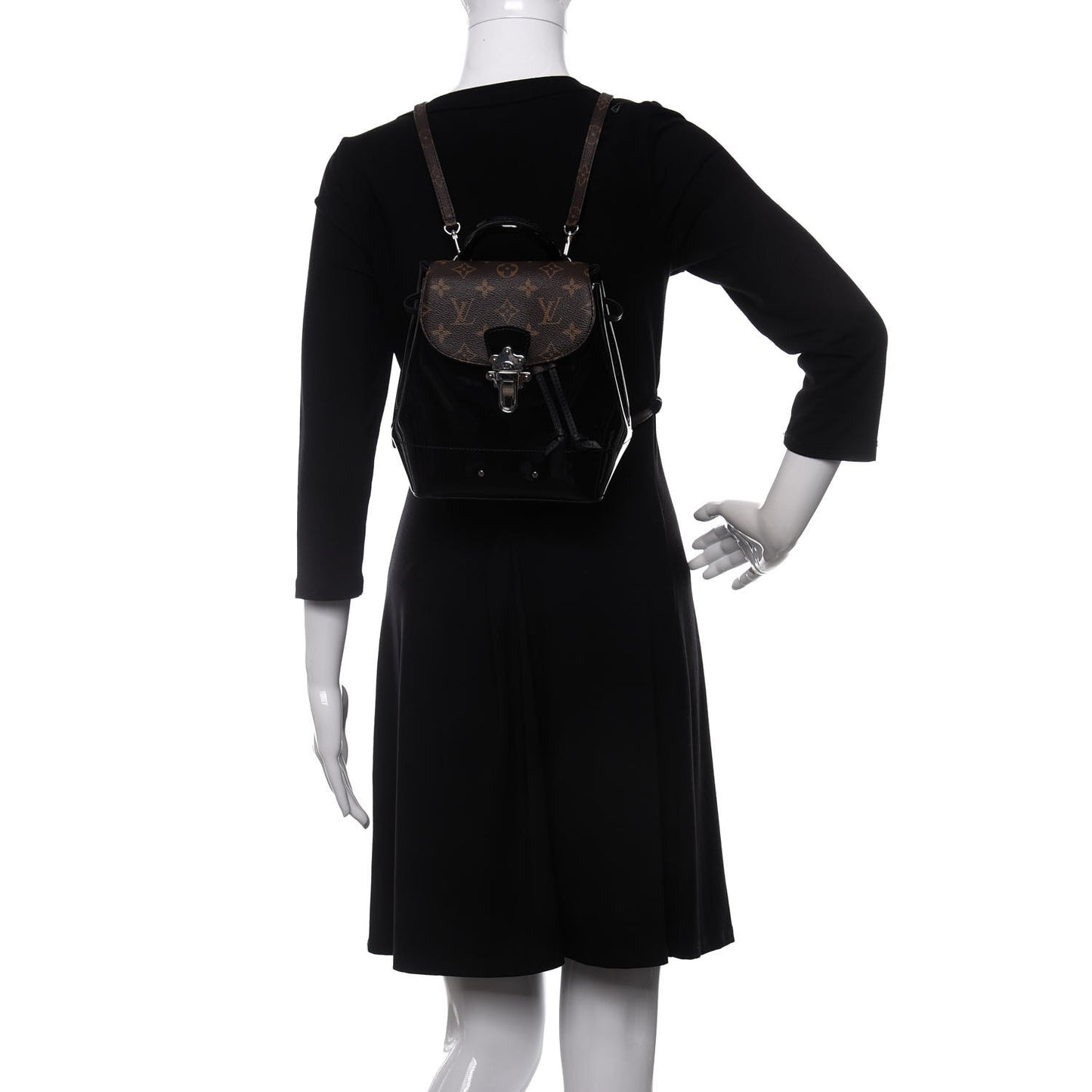 Patent Monogram Hot Springs Backpack Black