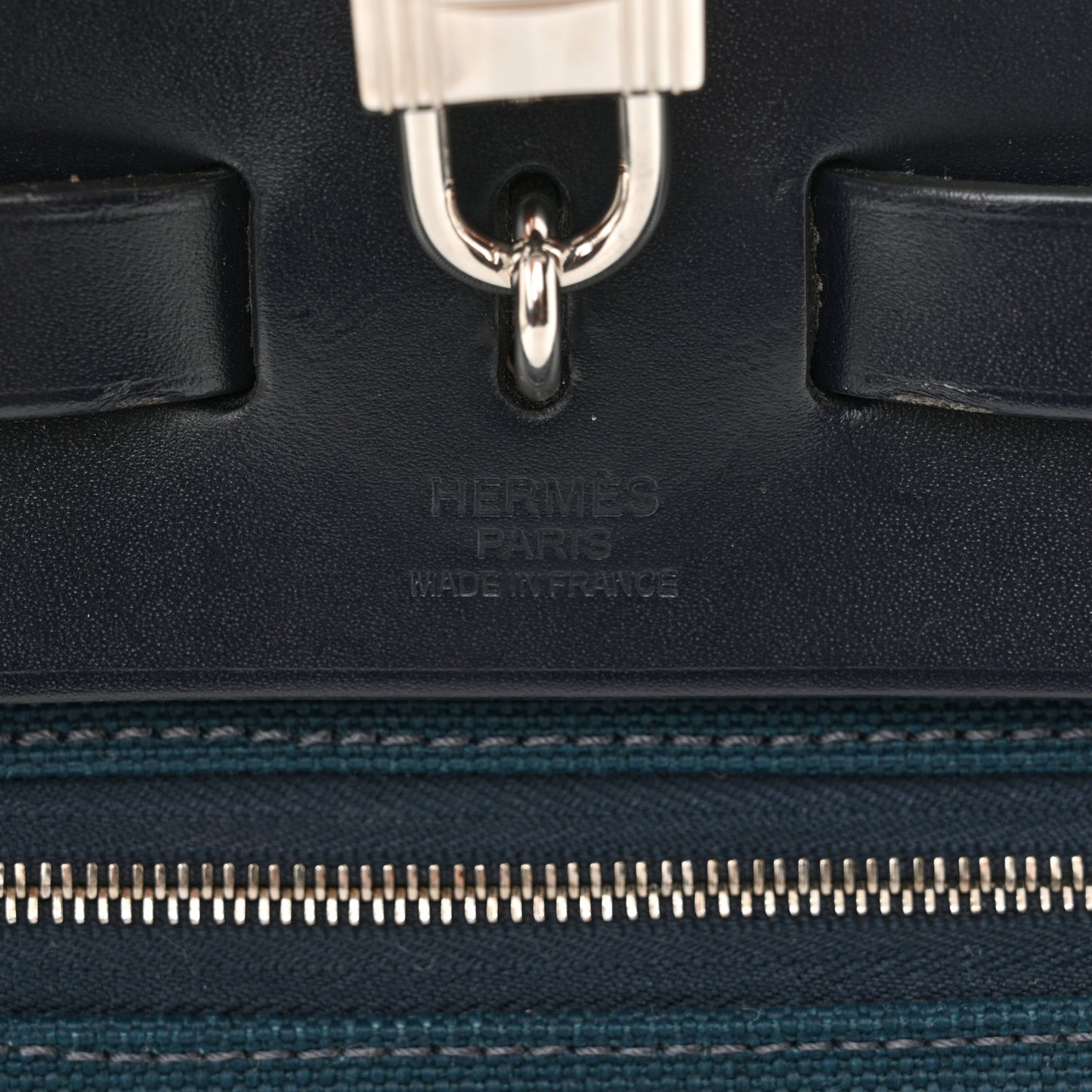 Military Toile Vache Hunter Herbag Zip 31 PM Bleu Ocean Bleu Indigo