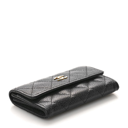 Chanel Caviar Quilted Flap Card Holder Black 4 of 7