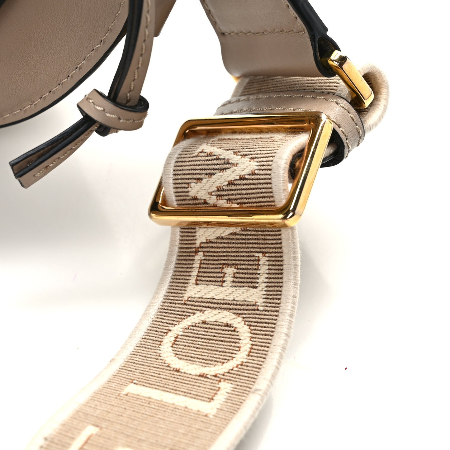 Calfskin Jacquard Mini Gate Dual Bag Sand