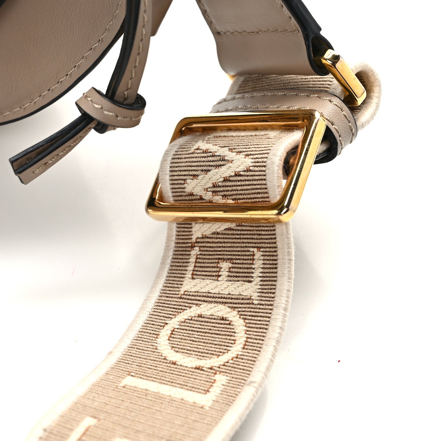 Loewe Calfskin Jacquard Mini Gate Dual Bag Sand 10 of 12