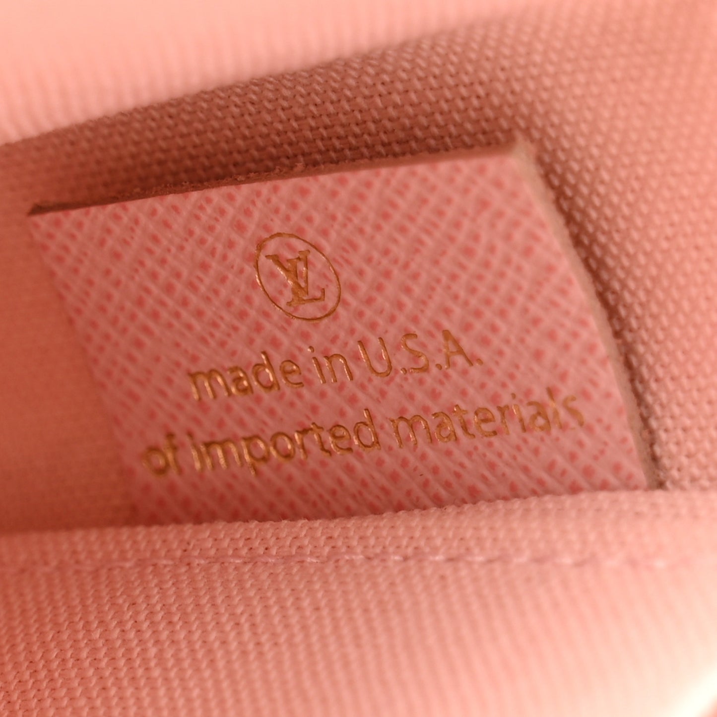 Damier Azur Pochette Felicie Chain Wallet Rose Ballerine