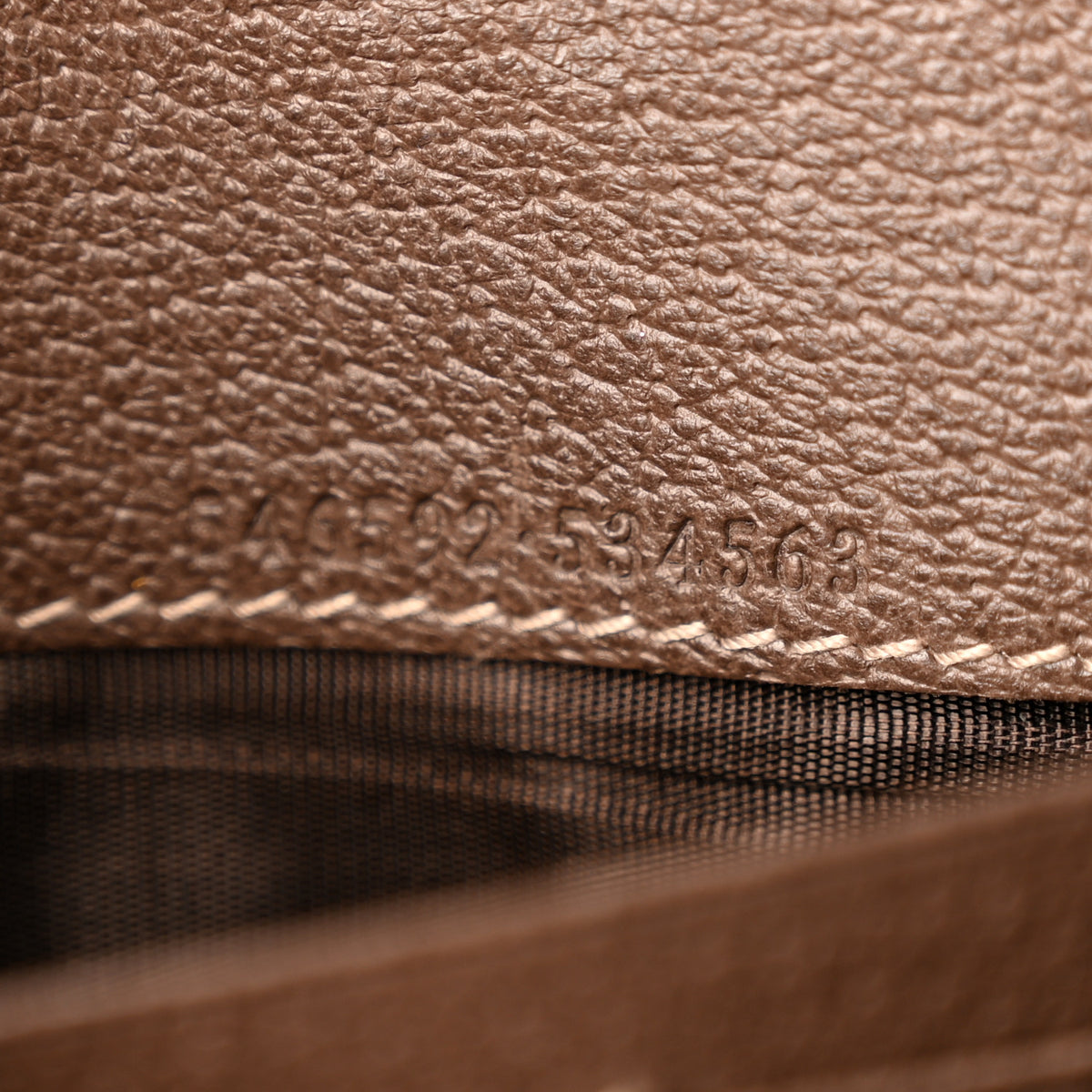GG Supreme Monogram Web Ophidia Wallet On Chain Brown
