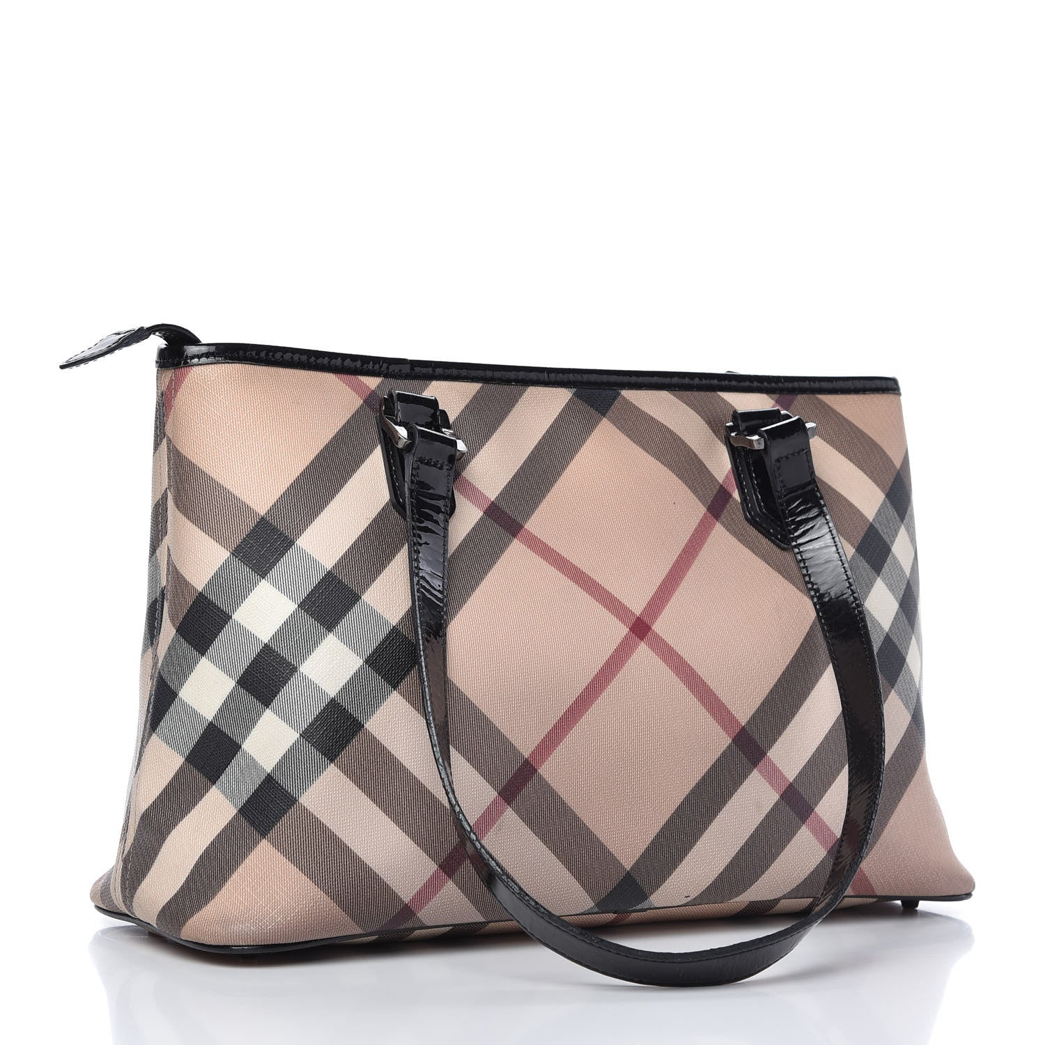 Burberry Supernova Check Regent Tote Black 3 of 9