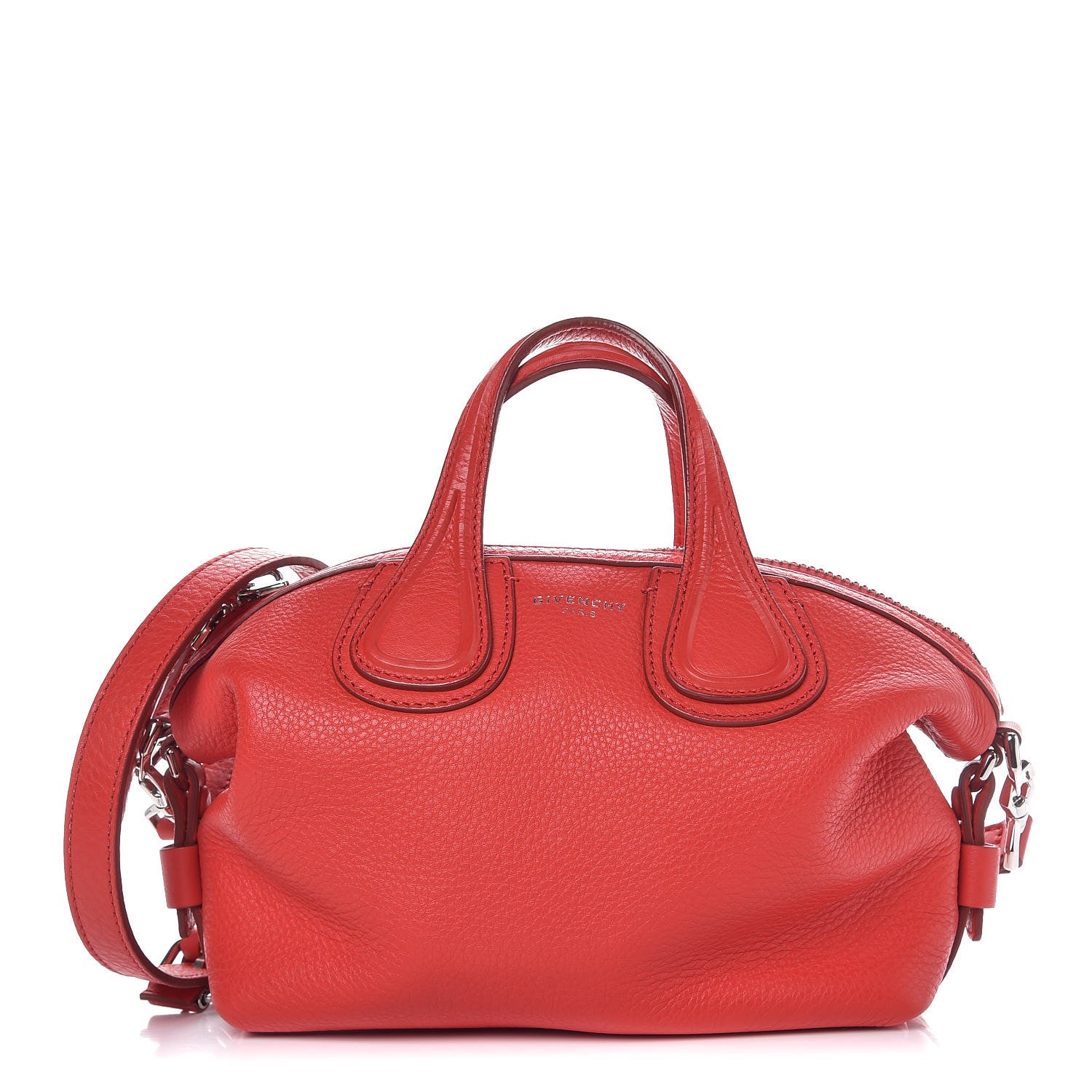 Givenchy Waxed Calfskin Micro Nightingale Medium Red 1 of 7